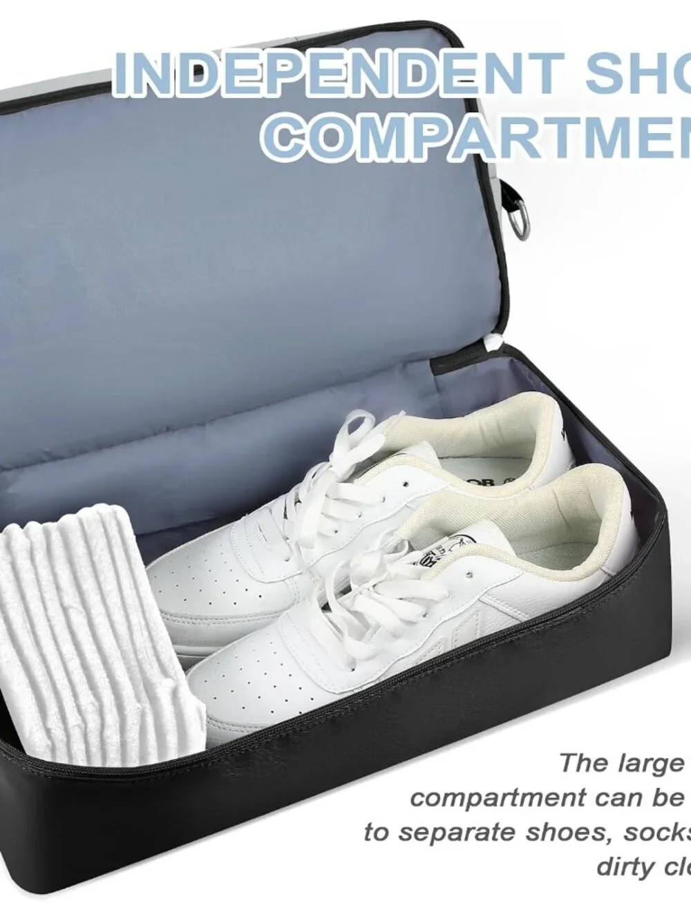 Weekender Bag for Women Travel,Overnight Bag with Shoe Compartment,Personal Item - Picture 4 of 6